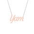 Gold Name Necklace - Yam